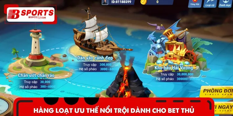 Bắn cá 3D đổi thưởng sinh động