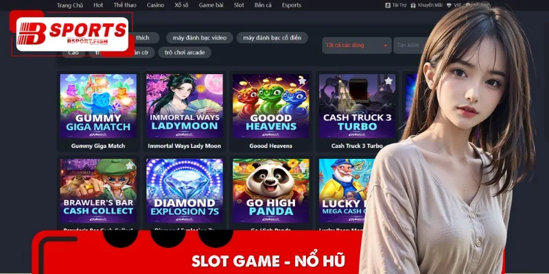 Game Slot của Bsports sở hữu tỷ lệ RTP khủng giúp bạn thắng lớn mỗi ngày