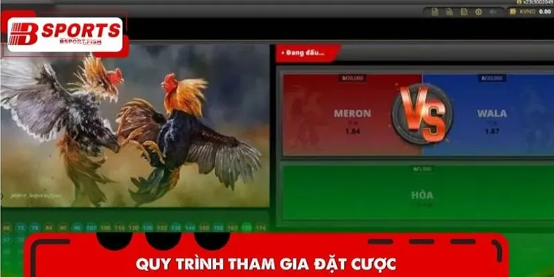 Quy trình đặt cược siêu đơn giản