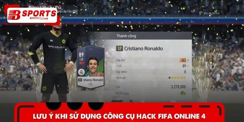 Những điểm note cần biết khi sử dụng công cụ hack FO4