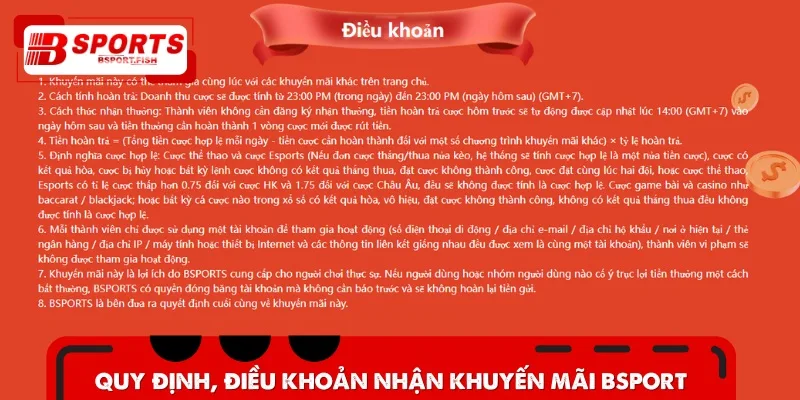 Các quy tắc quan trọng cần ghi nhớ trước khi nhận khuyến mãi Bsports